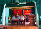 Tiếp xúc cử trị của tổ đại biểu HĐND huyện khóa XIX với cử tri xã Tân Khang